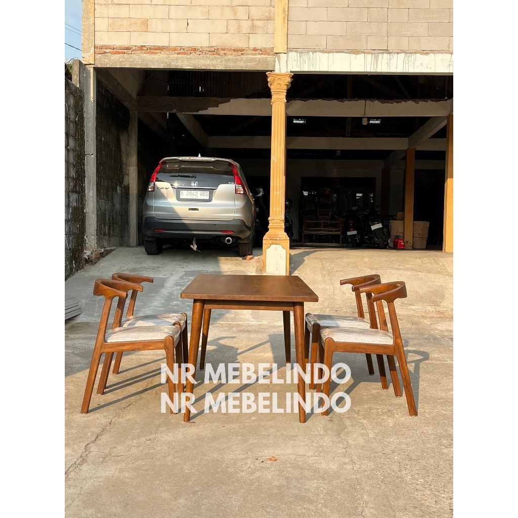 Set Meja Makan Minimalis Kayu Jati Meja Makan Kursi Retro Meja Makan Kayu Jati Meja Makan Minimalis 