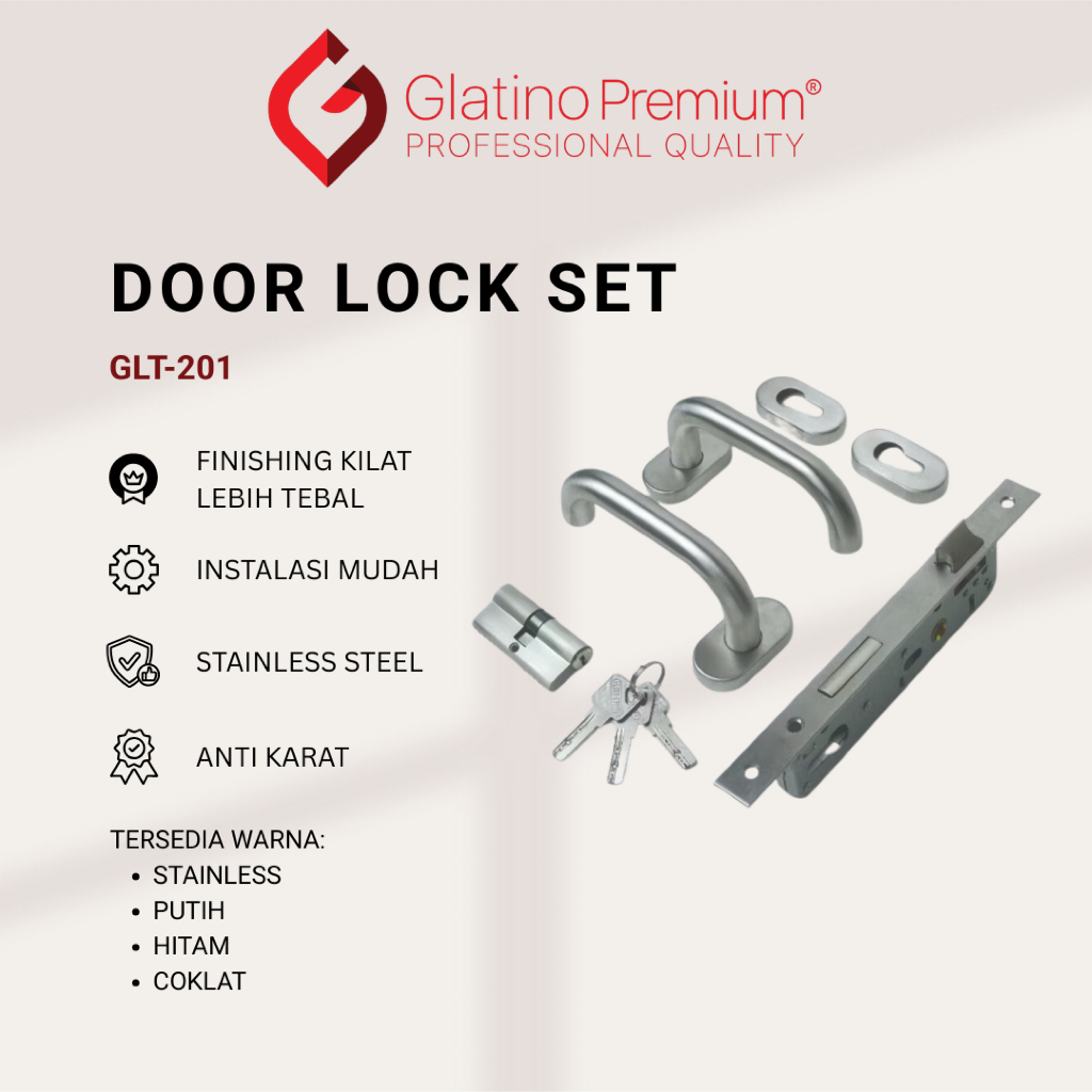 GLATINO GLT-201 Elan Series Set Kunci Pintu