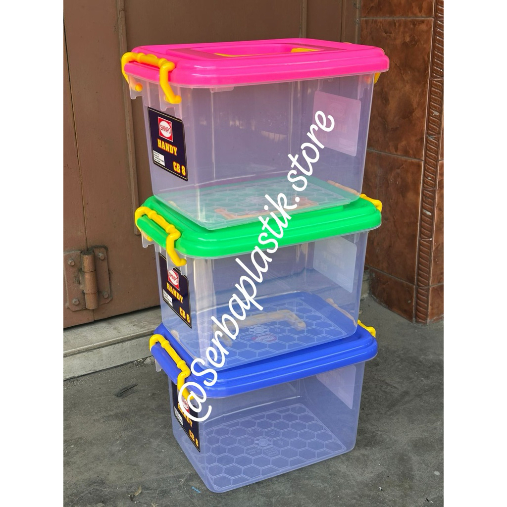 Container box bpa free handy / kontainer shinpo cb8 / kotak serbaguna / box mini / kotak mini / cont