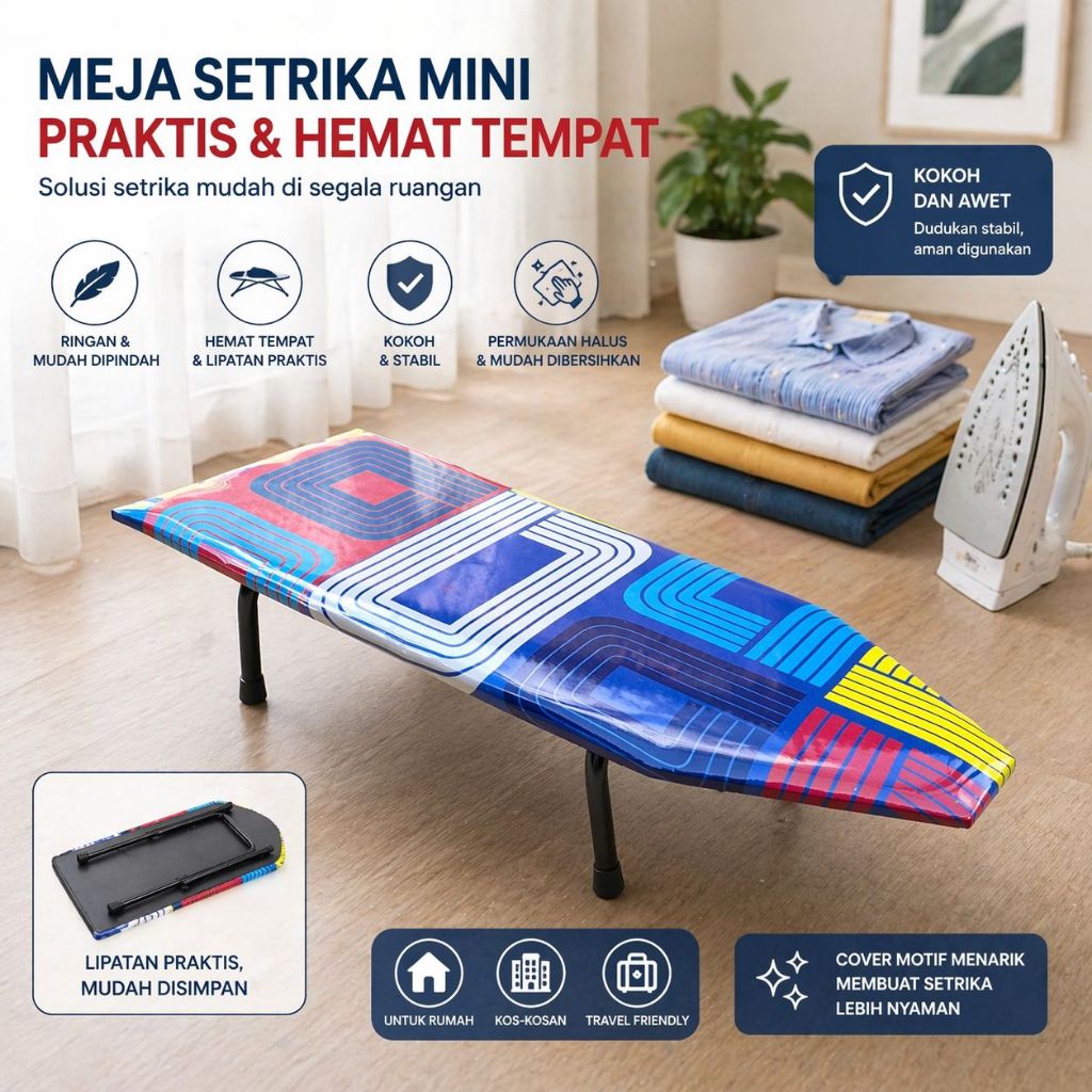 Meja Gosok Lesehan Meja Gosok panjang