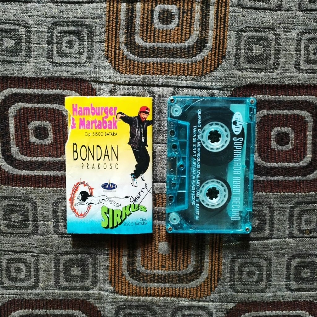 kaset pita BONDAN PRAKOSO - HAMBURGER & MARTABAK