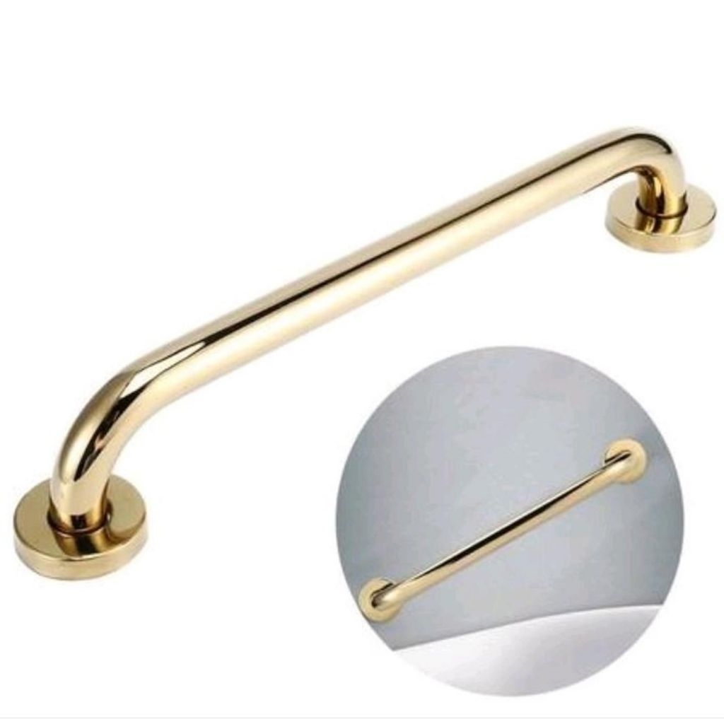 PEGANGAN BATH TUB 40 CM EMAS/PEGANGAN KAMAR MANDI PANJANG 40 CM GOLD
