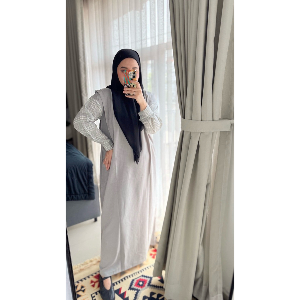 abaya creme - madina abaya - abaya katun