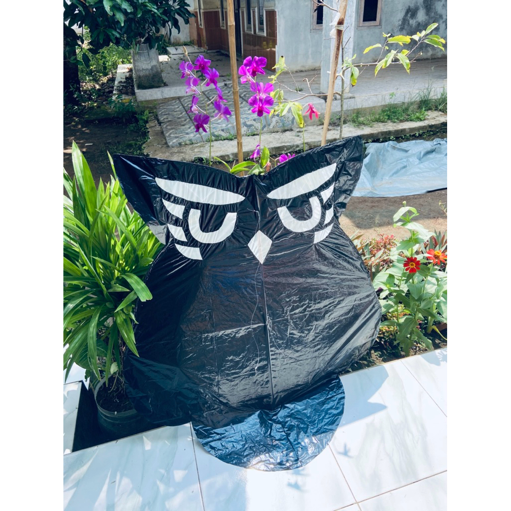 LAYANGAN CELEPUK PLASTIK MOTIF FULL FIBER BATANG TENGAH BAMBU AWET DAN MUDAH DITERBANGKAN