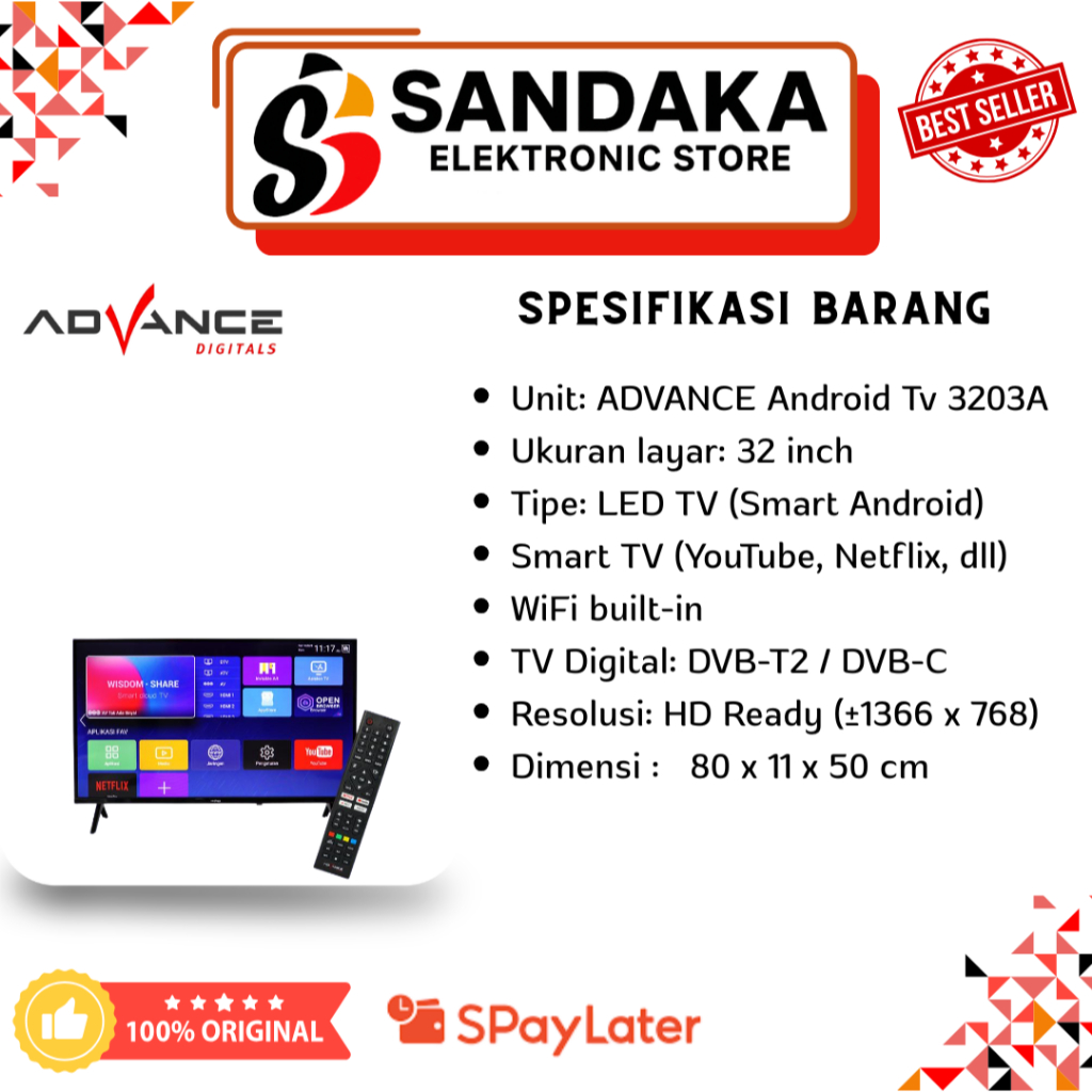 ADVANCE Android Tv-3203A