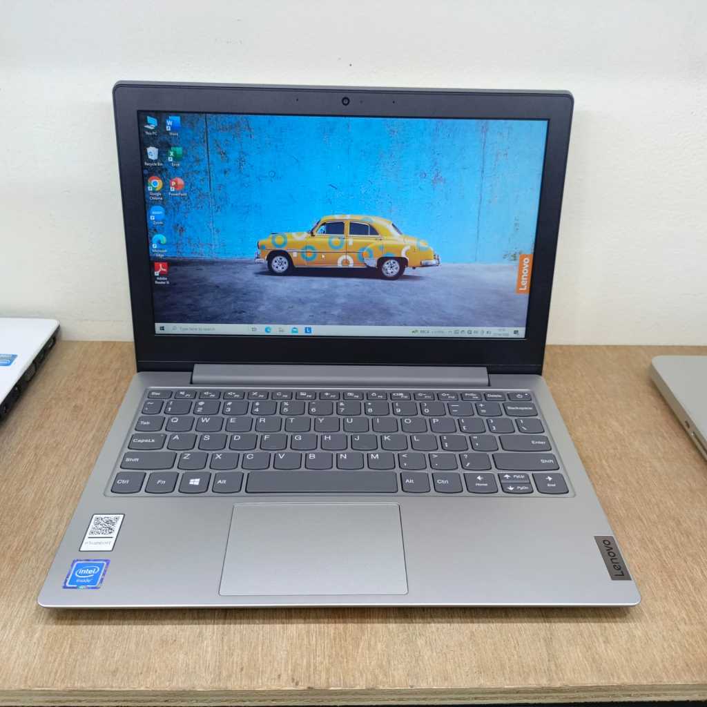 Laptop Notebook Lenovo ideapad 12 inch Intel celeron 4020 Ram 4gb ddr4 ssd 256gb kondisi mulus siap 