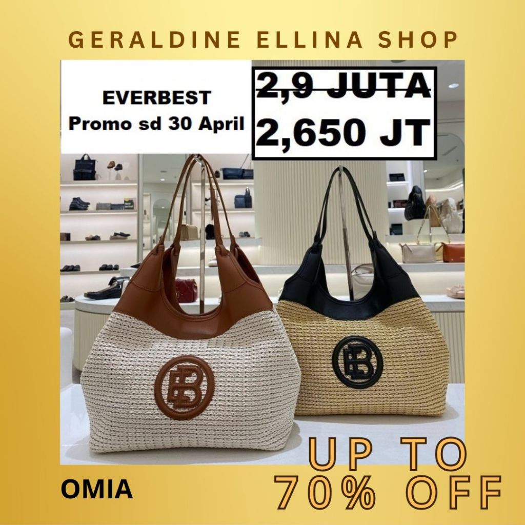 Tas selempang wanita EVERBEST shoulder bag original SALE seri OMIA