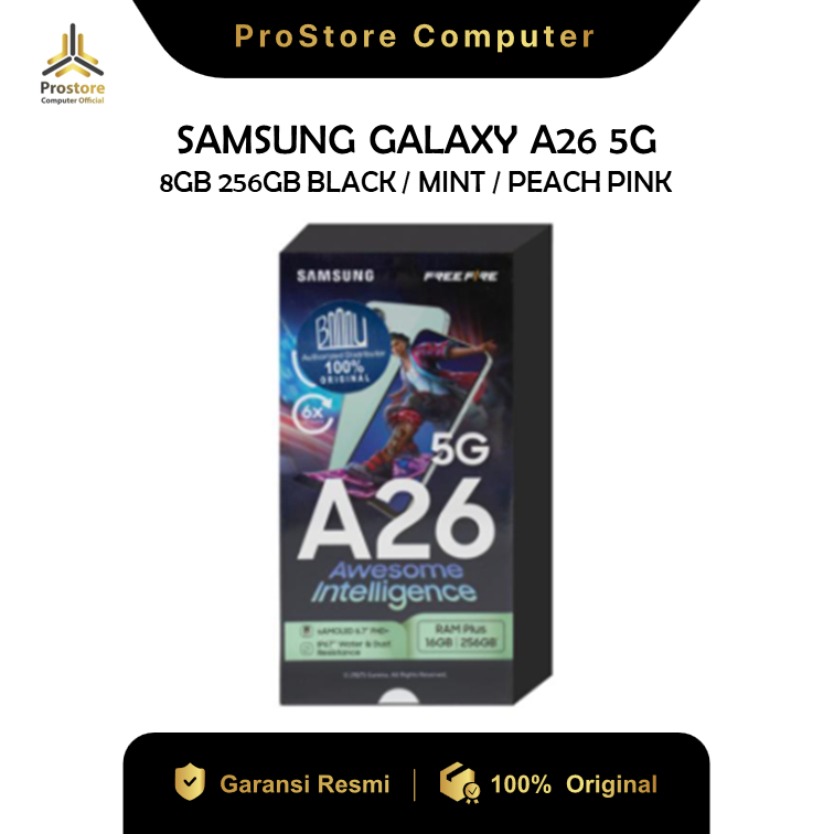 Samsung Galaxy A26 5G 8/256GB - Garansi Resmi Indonesia