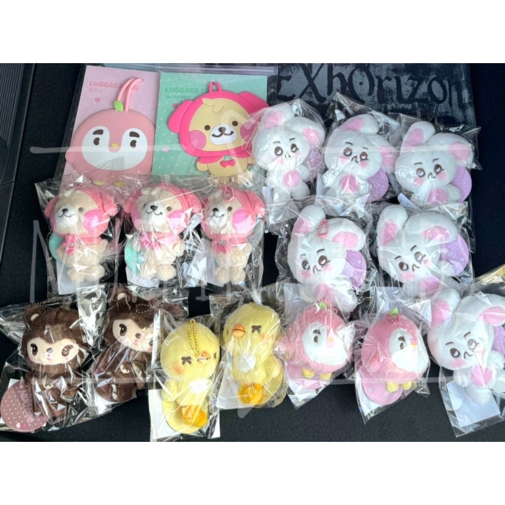 [READY STOCK] EXO OFFICIAL EXHORIZON MINI DOLL KEYRING MD KAI SUHO DO KYUNGSOO SEHUN CHANYEOL Cotton