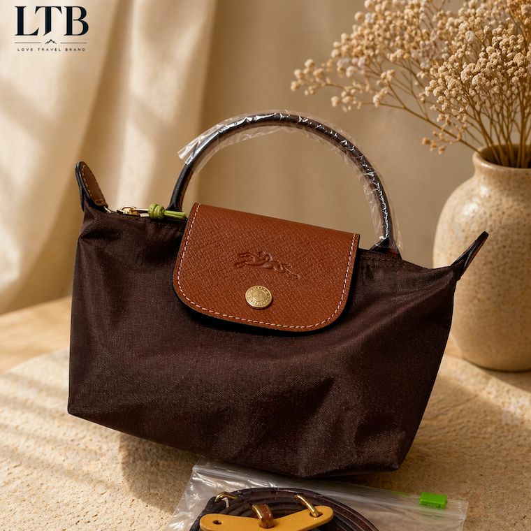 Longchamp Le Pliage Pouch FREE Tali Panjang | Tas Wanita Kecil Slingbag Branded | READY STOCK