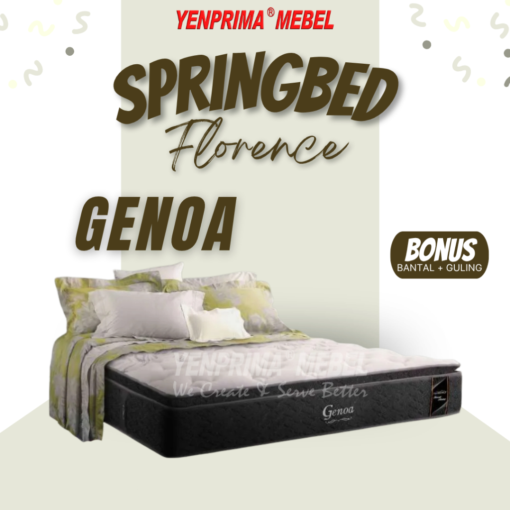 [YENPRIMA] Springbed Florence Genoa / Kasur Florence / Kasur/Matrass Only