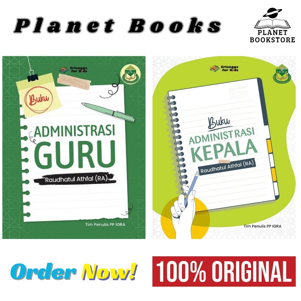 BUKU ADMINISTRASI GURU DAN KEPALA RAUDHATUL ATHFAL (RA) – ERLANGGA FOR KIDS