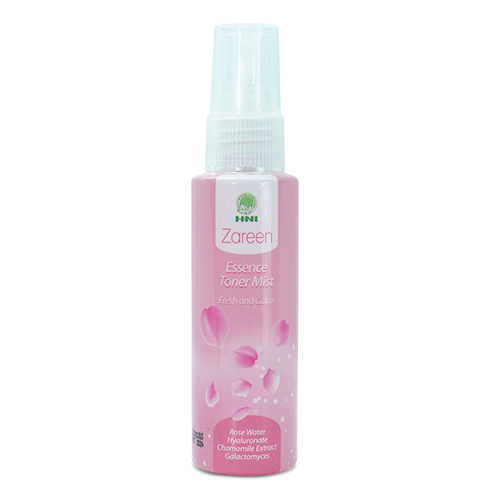 Zareen Essence Toner Mist HNI HPAI 60ml Penyegar Wajah Praktis Glowing BPOM Halal Resmi
