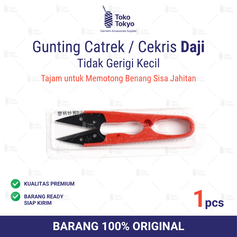 Gunting Benang Catrek Cekris Thread Cutter Merk Daji - Mata Pisau Tajam