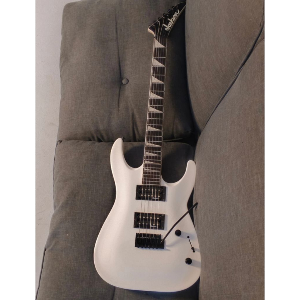 Jackson JS22 Dinky Snow White elektrik gitar Original