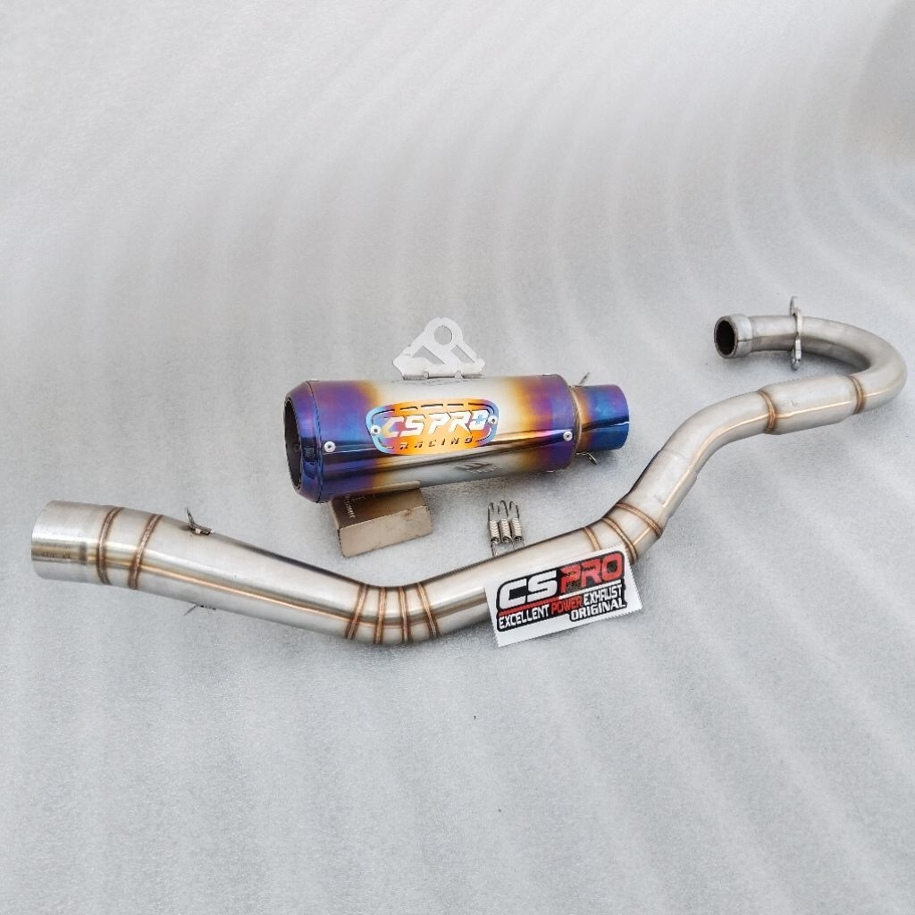 KNALPOT RACING crf 150 wr155 klx type short bluemon original Cs pro