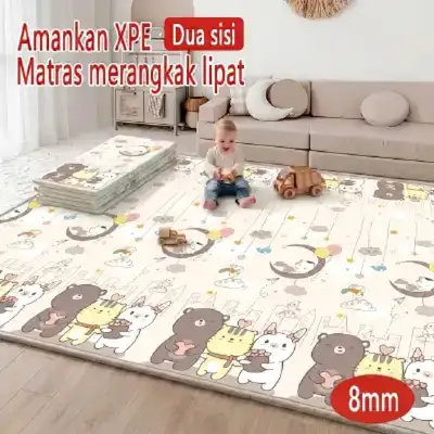 Tikar merangkak bayi, alas bermain, alas tidur siang, alas samping tempat tidur, atau alas merangkak