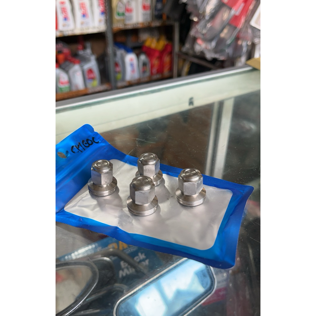 BAUT MUR HEAD KOP STAINLIST STAINLESS CB GL MP TIGER KARISMA SET ISI 4