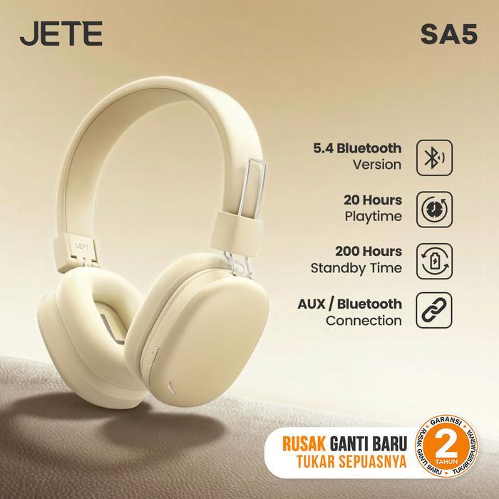 Headset Bluetooth JETE SA5 Headphone Wireless Powerfull Bass