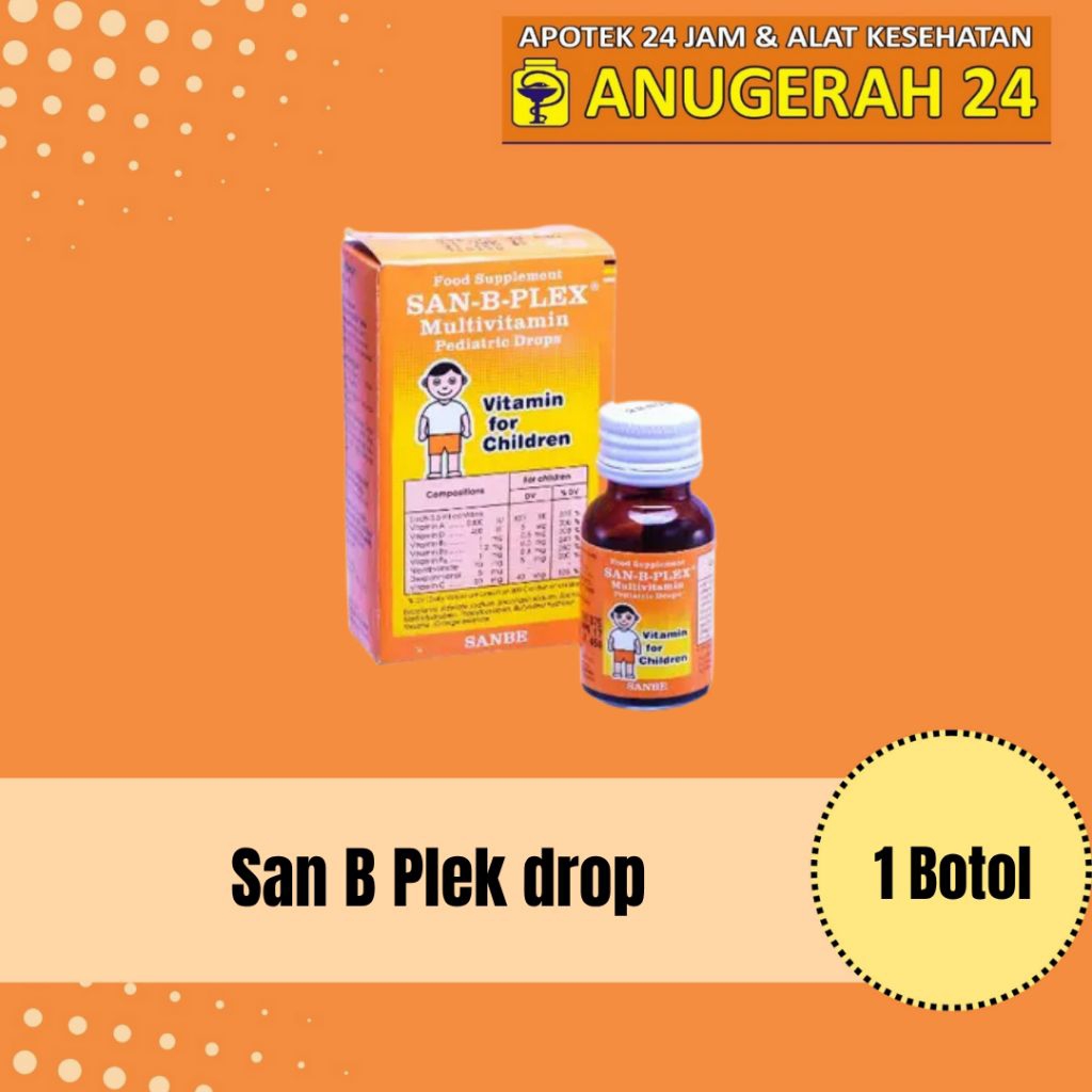 Sanbe Plex Drop Multivitamin Anak 10 ml Vitamin B Kompleks
