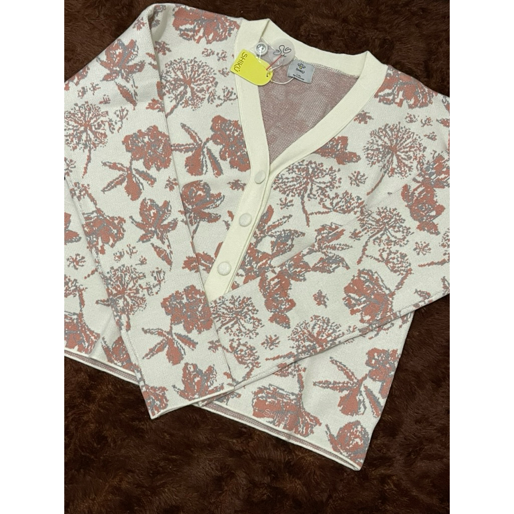 (NEW) SHIKU MIRELLE CARDI PINK L-XL