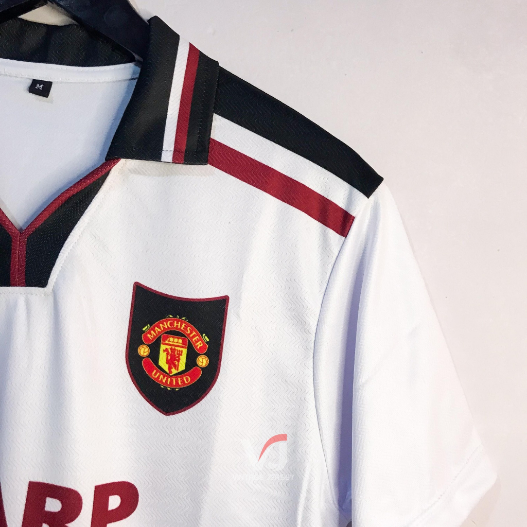 JERSEY RETRO MANCHESTER UNITED TREBLE AWAY 1998 1999 VINTAGE