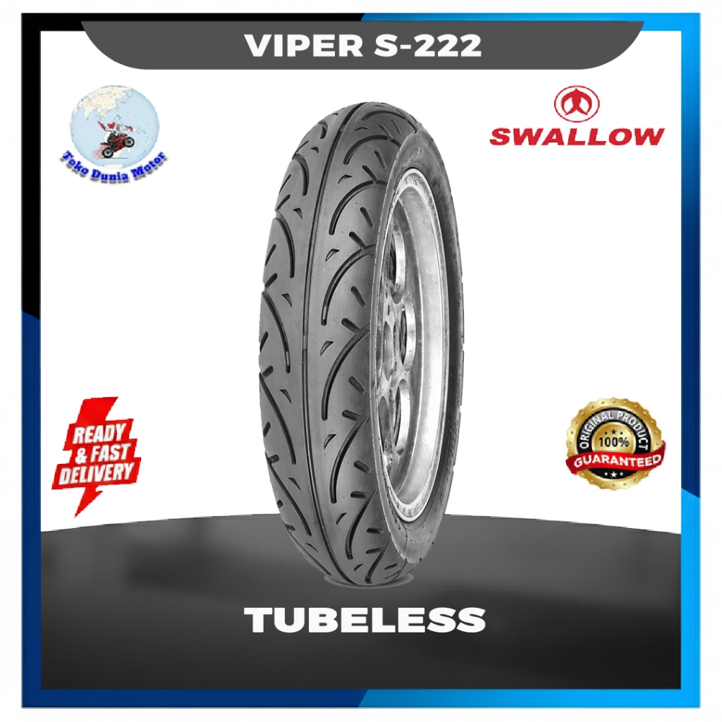 Ban Motor Matic Swallow Viper 80/90 Ring 14 Tubeless