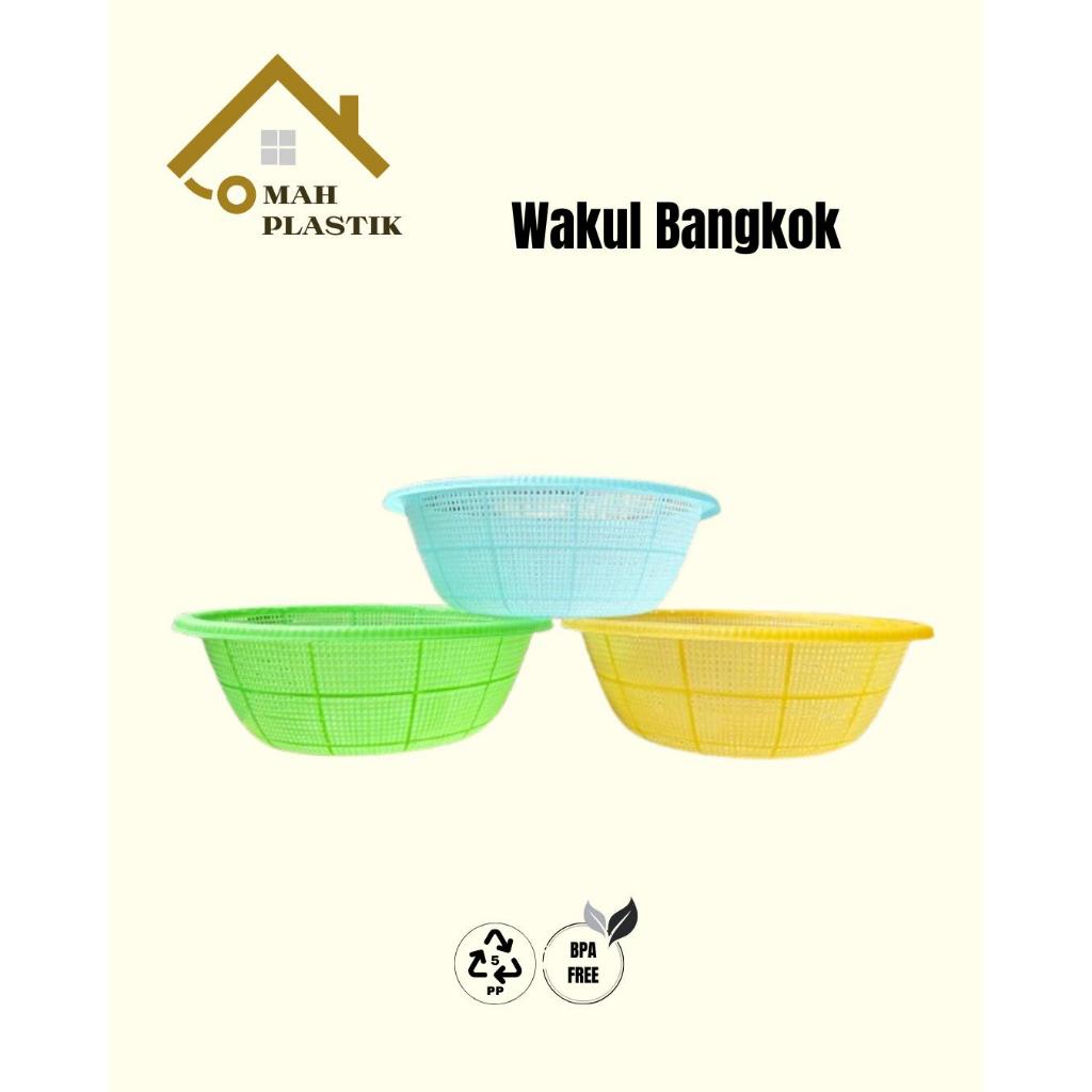 (PAKET LUSINAN) WAKUL BANGKOK DX - BESEK NASI PLASTIK - WADAH MAKANAN HAJATAN KENDURI - WAKUL BERKAT