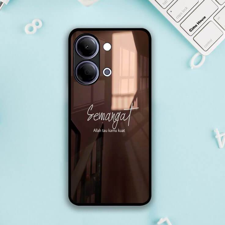 (Q21) SoftCase Glass Kaca For VIVO Y05 TERBARU 2026 Case Hp - Case Hp Terbaru Anti Air Anti Debu
