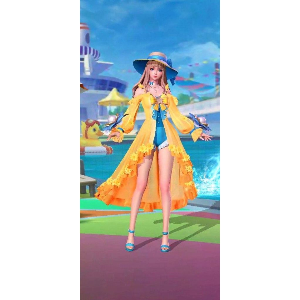 FULLSET GUINEVERE MLBB SKIN SUMMER PRELOVED