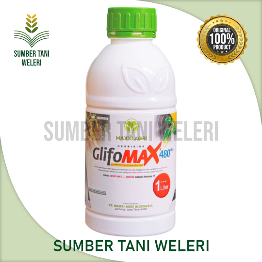 HERBISIDA GLIFOMAX 480 SL - HERBISIDA SISTEMIK NON SELEKTIF (PURNA TUMBUH) - 1 L - PT MAXXI AGRI
