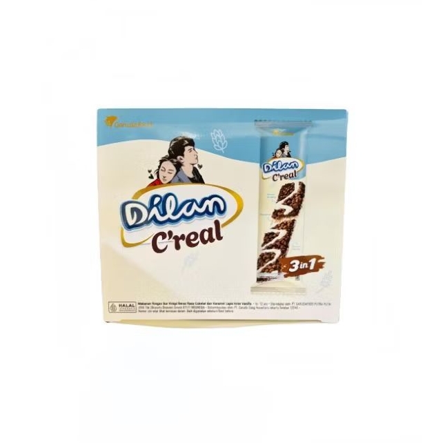 Dilan C'Real 3 in 1 Coklat 12 x 18g