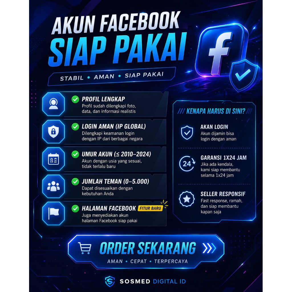 AKUN FACEBOOK TUA + HALAMAN