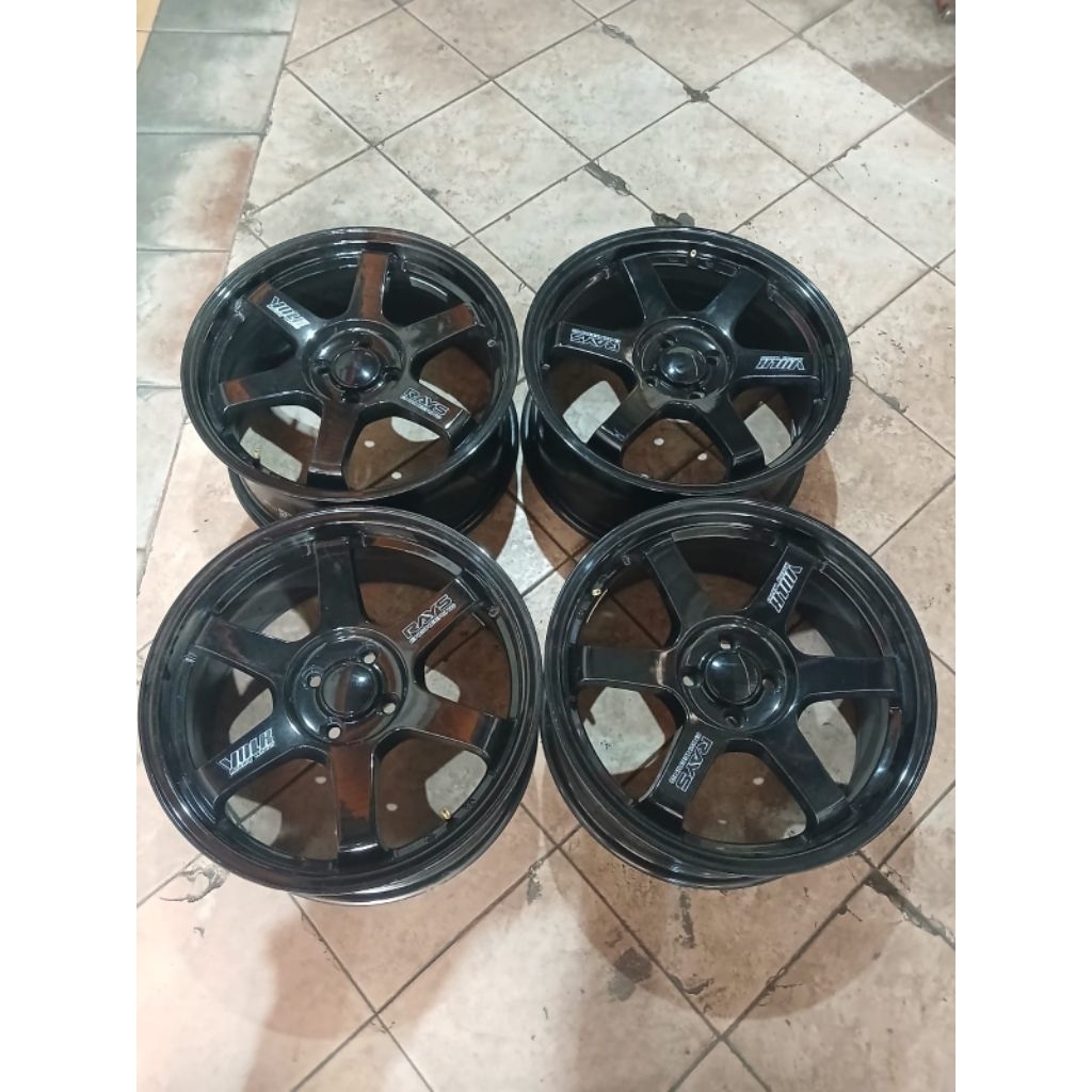 Velg Mobil Second Te37 Ring 17 Lebar 7,5 pcd 4x100 Et40