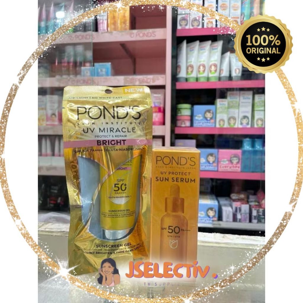 POND'S SUNSCREEN - No Whitecast // JSELECTIV X JHON KOSMETIK // Sunblock Wajah PONDS - ORI️ BPOM COD