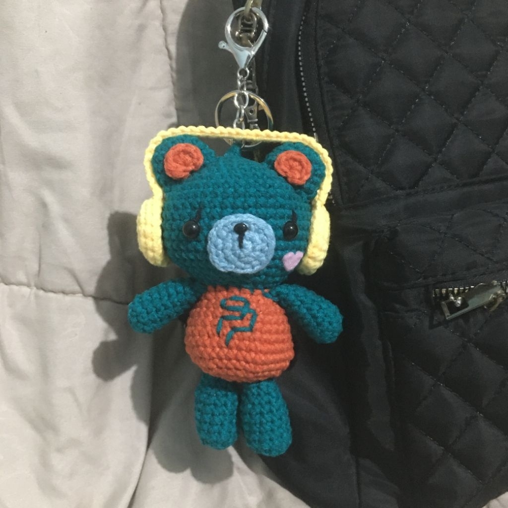 COD GMMTV Permpoon Mascots Crochet Keychain | Gantungan Tas Rajut Maskot Permpoon GMMTV | Bag charm 
