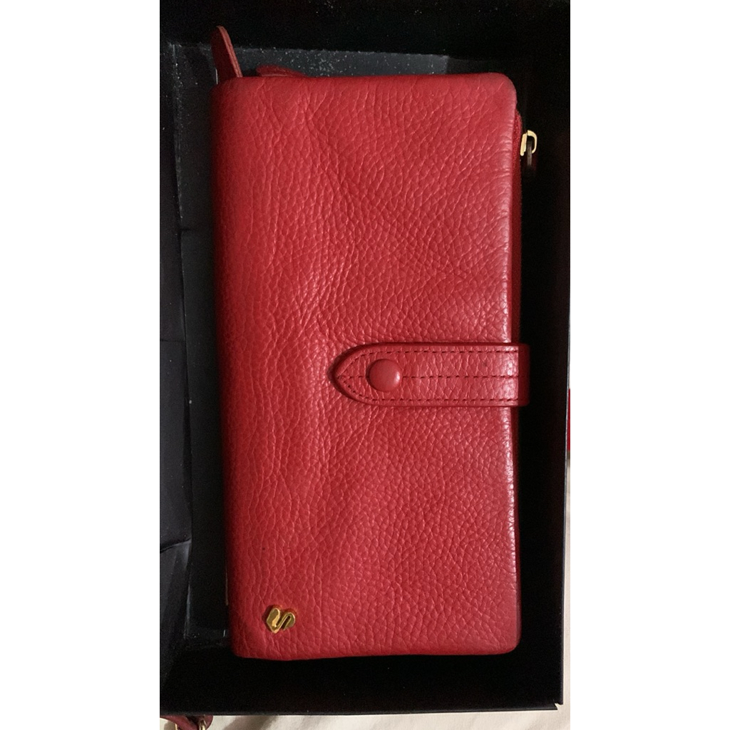 savvy dompet maroon new