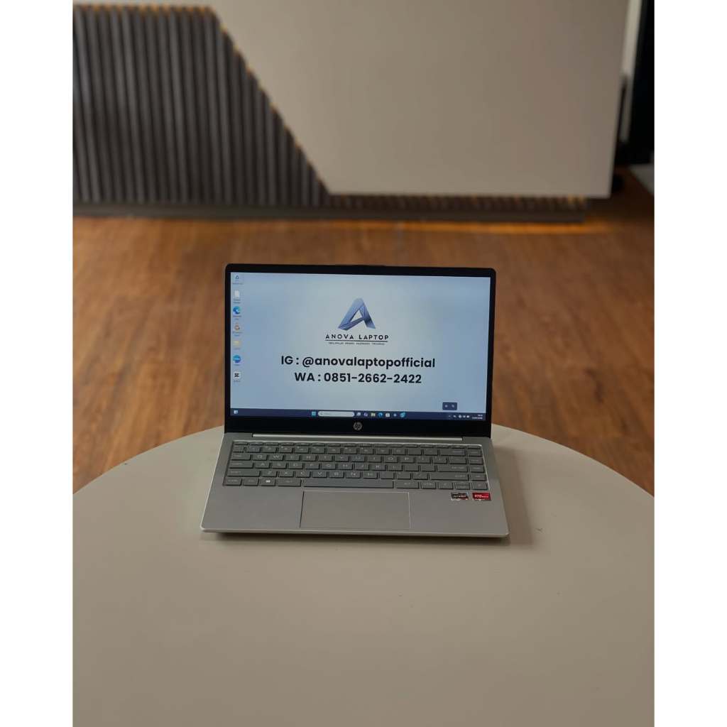 LAPTOP HP 14 EM0014AU DENGAN AMD RYZEN 3