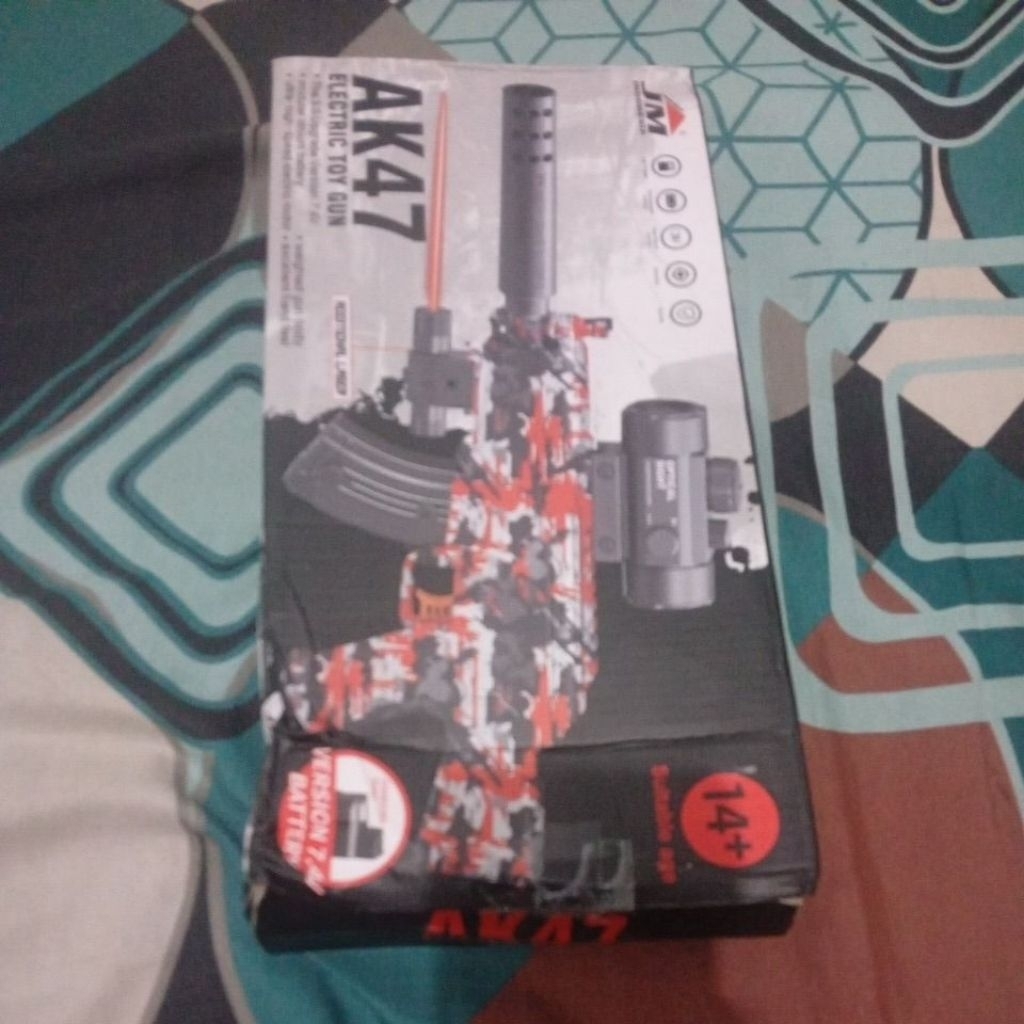 Mainan Tembak Blaster bola gel Air Model AK47