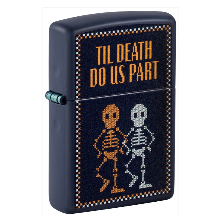 Zippo Original 47119 Til Death Do Us Part (Navy Matte)