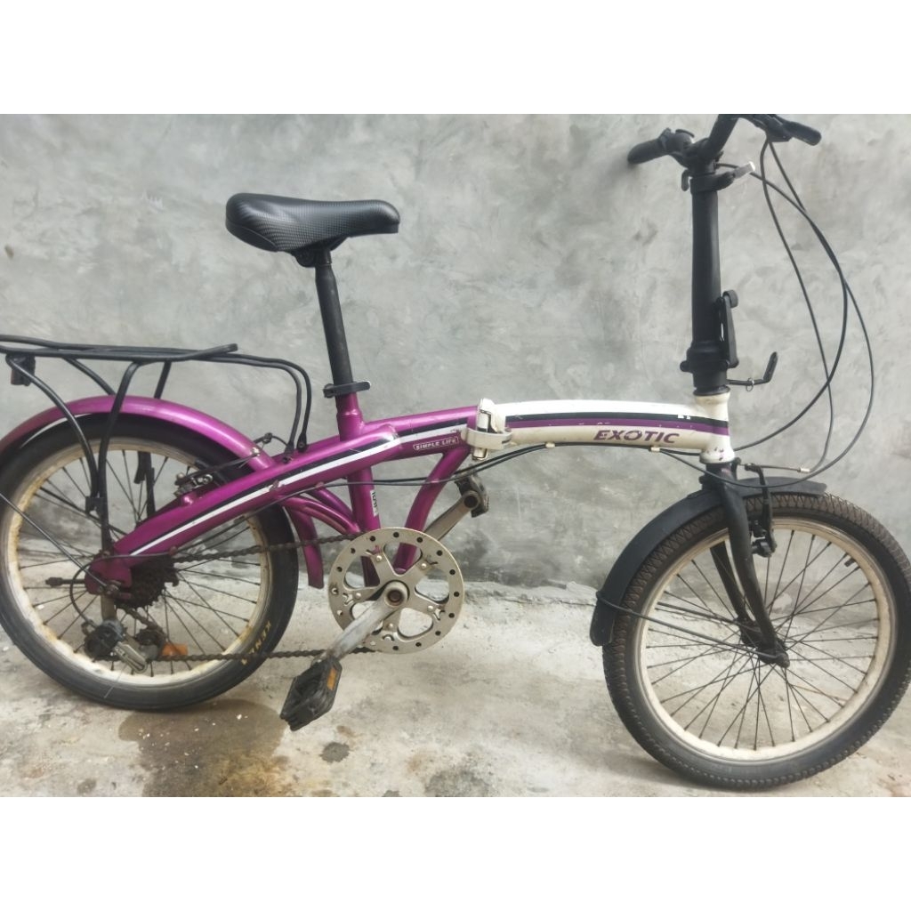 sepeda lipat exotic 20" second