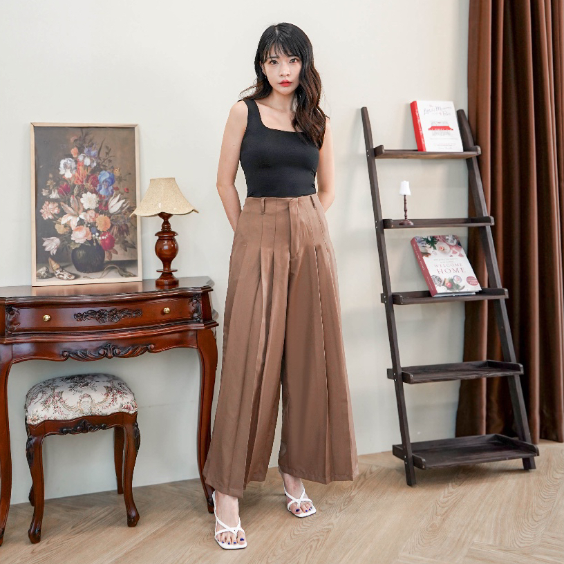 Tometoh | Heidy Pants Wide Leg Pants Kulot Wanita Jumbo