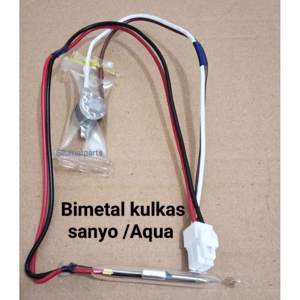 Bimetal kulkas Sanyo / Aqua 2 pintu / Defrost panas dingin bimetal kulkas Sanyo Aqua