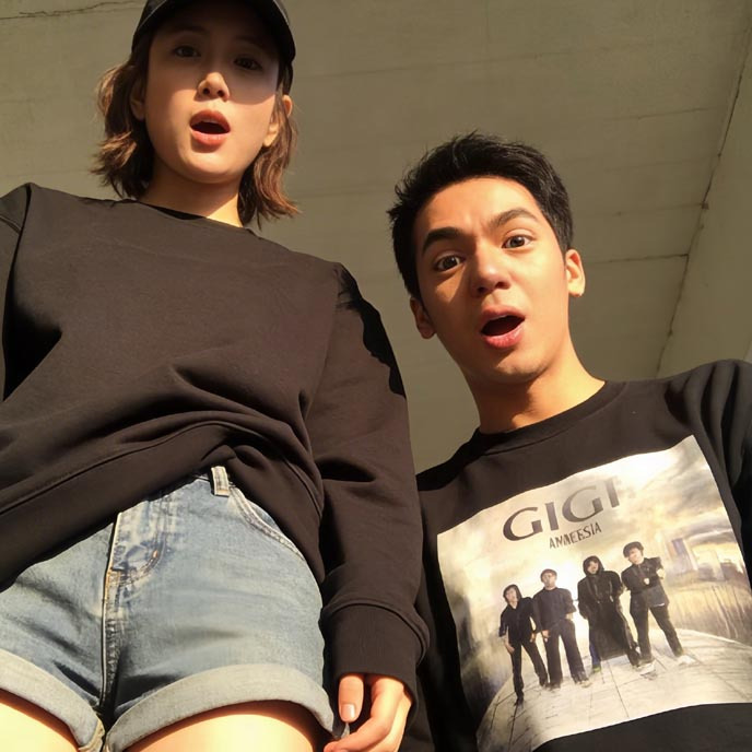 Sweater Gigi Band Amnesia Crewneck Unisex Sweatshirt Bahan Cotton Fleece Adem & Nyaman || REALPIC ||