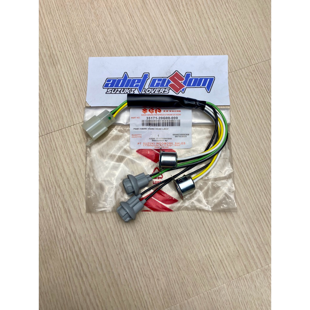Kabel Socket Fiting Lampu Depan Shogun 125 FD R SP Lama Original SGP 35171-20G00-000