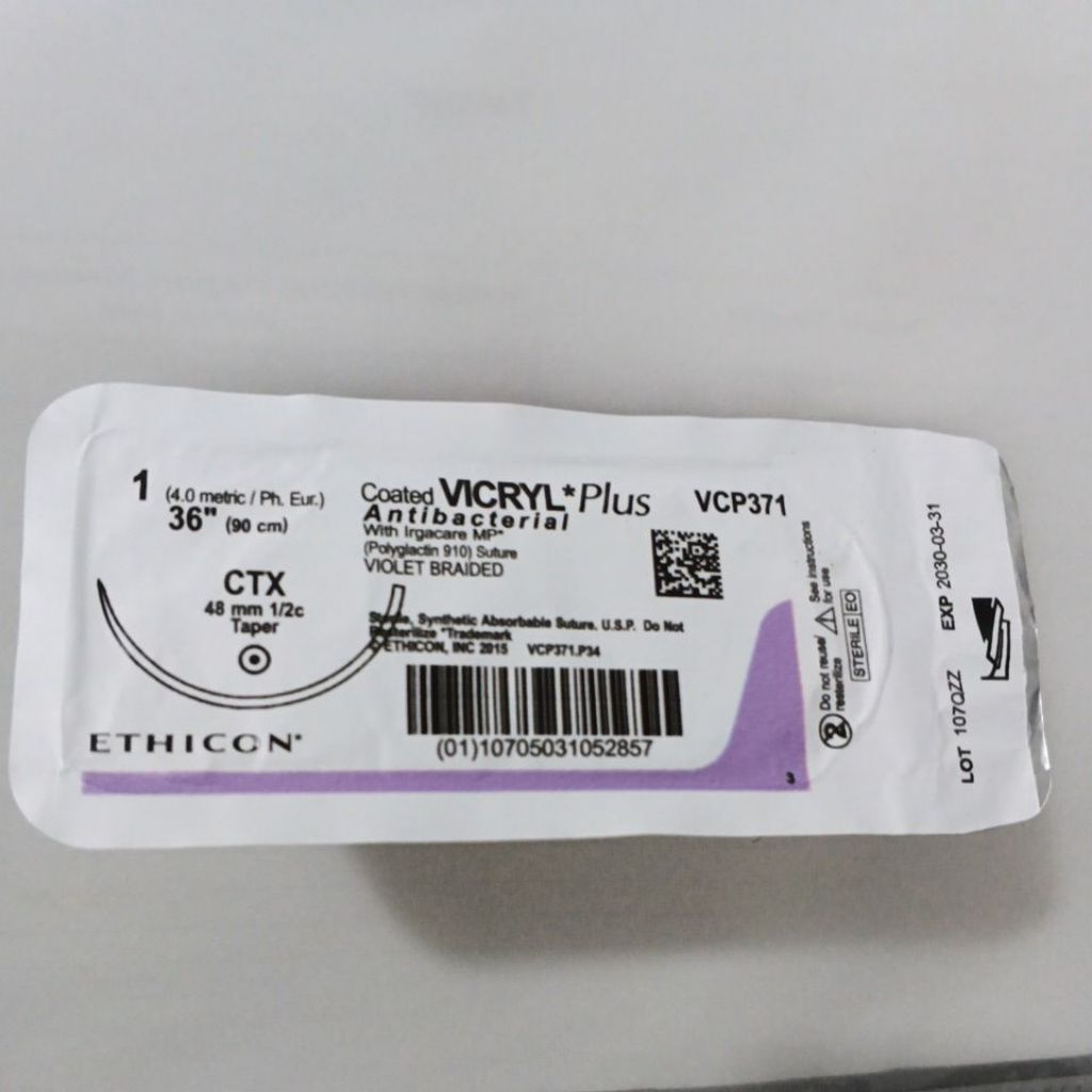 Vicryl Plus 1 vcp371 Taper Pcs vicryl Plus 1 pcs