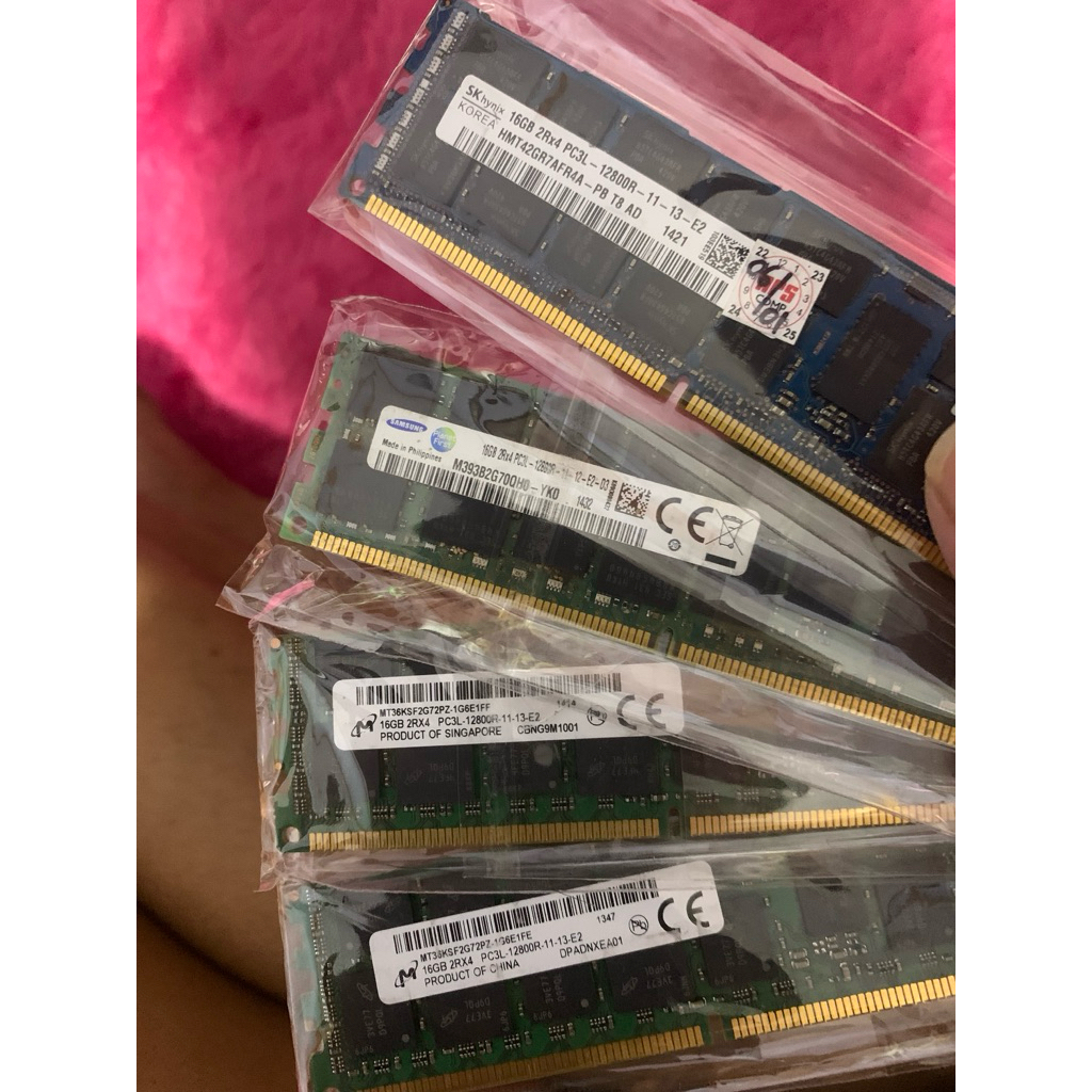 ram server ddr3  16gb pc3l 12800r
