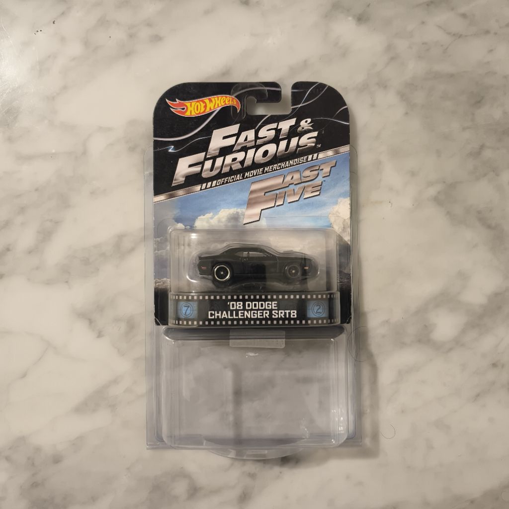 HOTWHEELS FAST AND FURIOUS (OFFICIAL MOVIE MERCHANDISE) '08 DODGE CHALLENGER SRT8