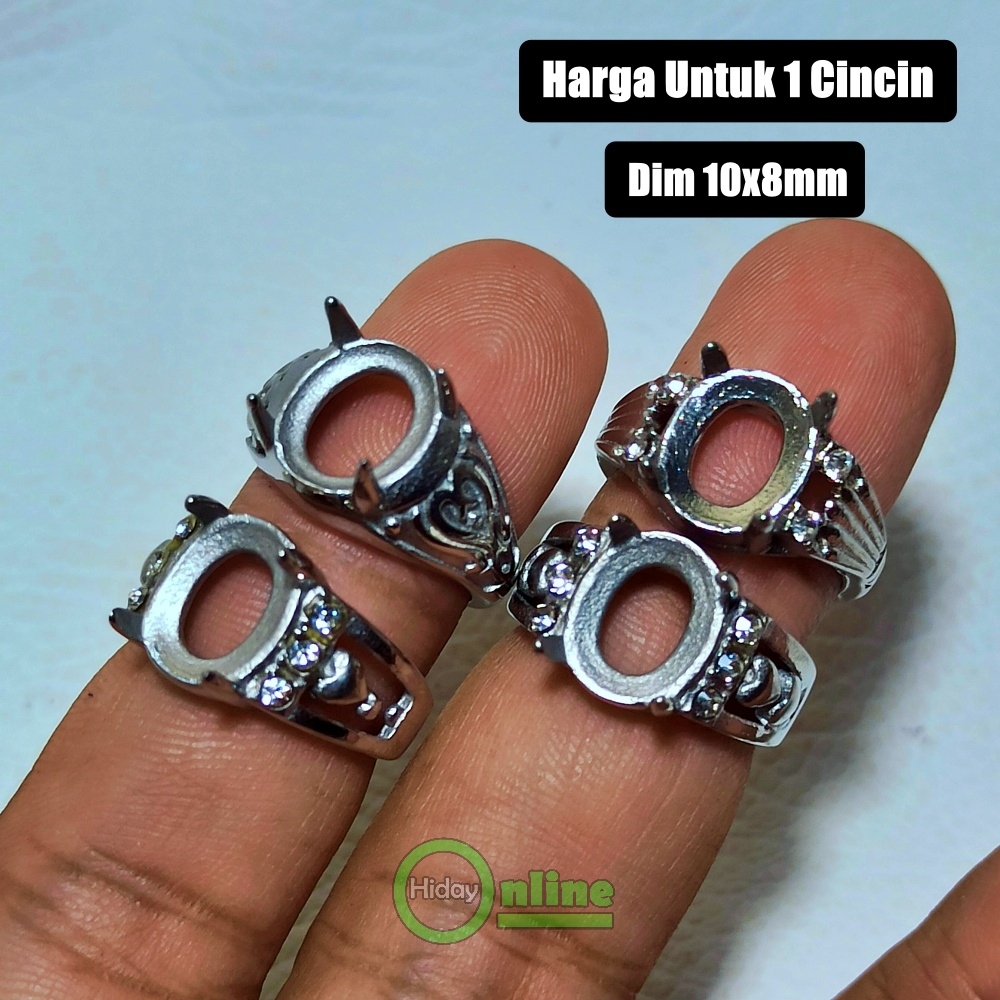 EMBAN RING CINCIN TITANIUM CEWEK ANTI LUNTUR