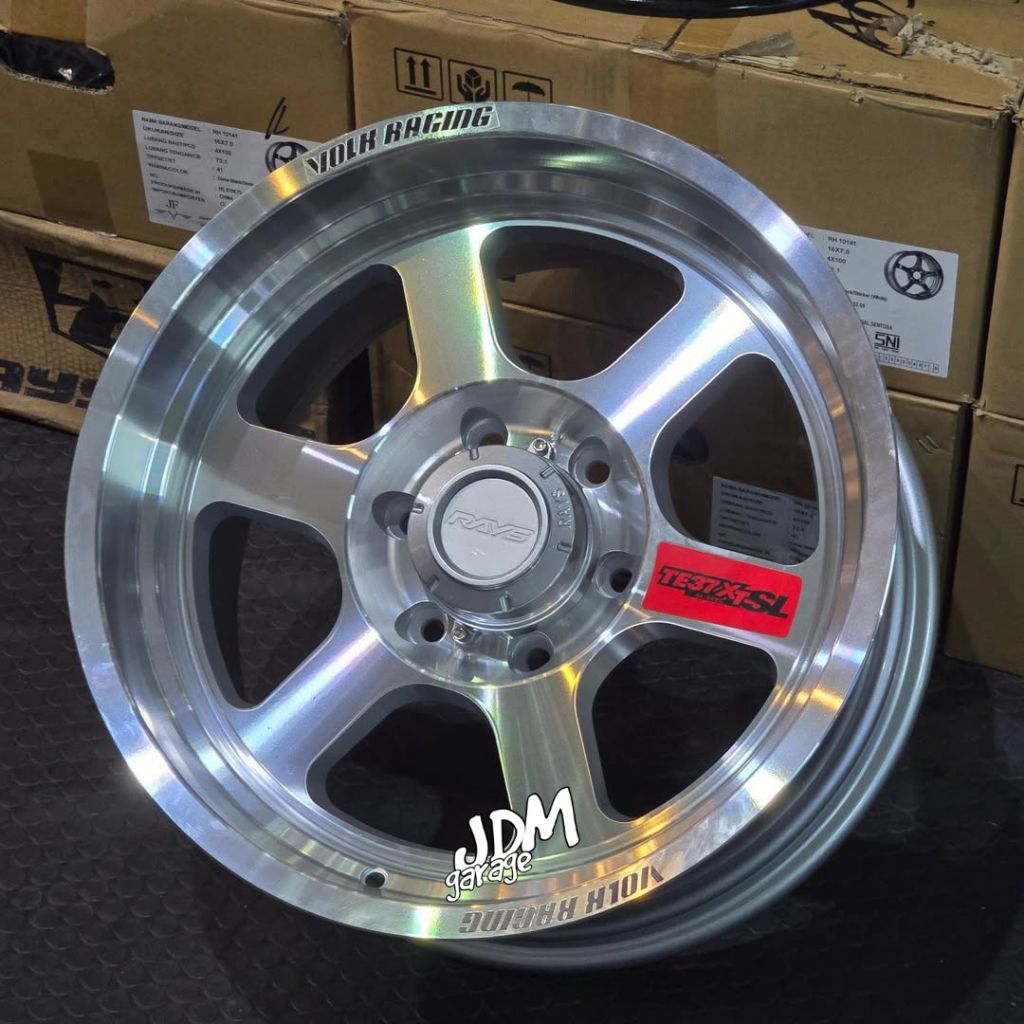 velg TE37 XT SL FLOW FORMING ring 17 lebar 8 pcd 6x139,7 velg mobil r17 pajero Hilux velg racing rin